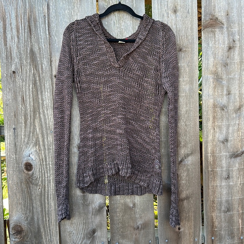 Sweater with hood jr size XL